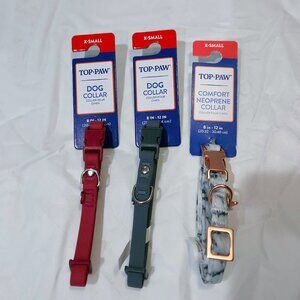 Top Paw XS Dog Collar BUNDLE #1(New, hasn't ever been used!)